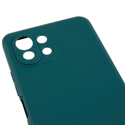 For Xiaomi 11 Lite 5G NE / Mi 11 Lite 5G / 4G Phone Case Soft Fiber Lining Rubberized TPU Cell Phone Cover