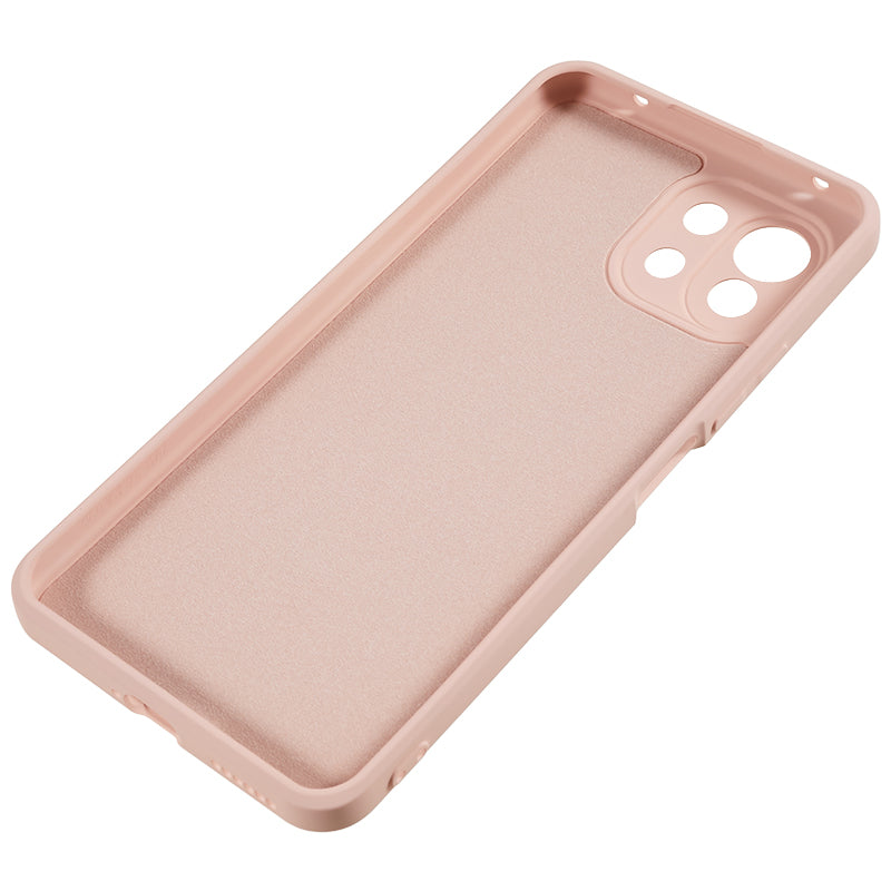 For Xiaomi 11 Lite 5G NE / Mi 11 Lite 5G / 4G Phone Case Soft Fiber Lining Rubberized TPU Cell Phone Cover
