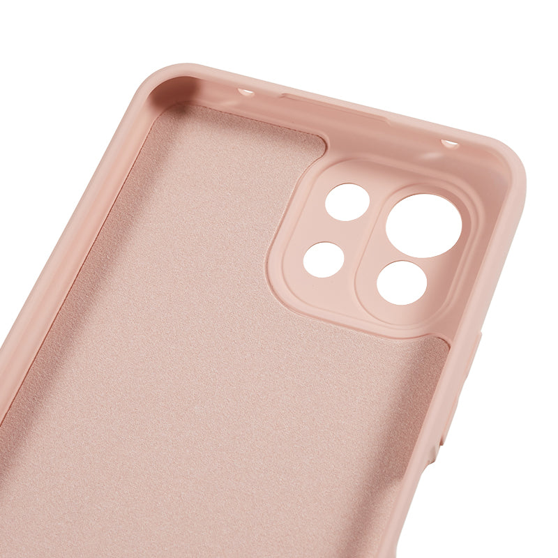 For Xiaomi 11 Lite 5G NE / Mi 11 Lite 5G / 4G Phone Case Soft Fiber Lining Rubberized TPU Cell Phone Cover