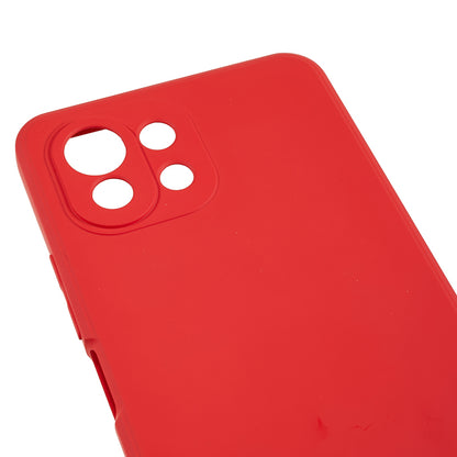 For Xiaomi 11 Lite 5G NE / Mi 11 Lite 5G / 4G Phone Case Soft Fiber Lining Rubberized TPU Cell Phone Cover