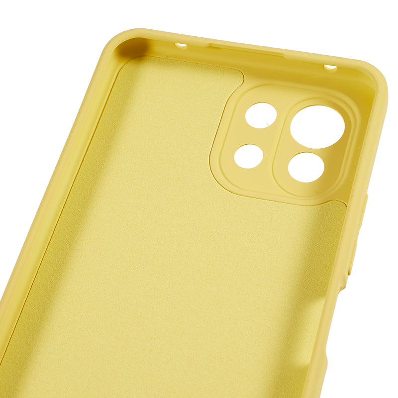 For Xiaomi 11 Lite 5G NE / Mi 11 Lite 5G / 4G Phone Case Soft Fiber Lining Rubberized TPU Cell Phone Cover