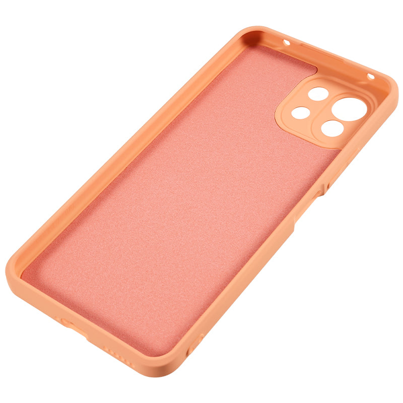For Xiaomi 11 Lite 5G NE / Mi 11 Lite 5G / 4G Phone Case Soft Fiber Lining Rubberized TPU Cell Phone Cover