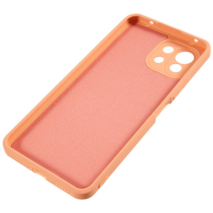 For Xiaomi 11 Lite 5G NE / Mi 11 Lite 5G / 4G Phone Case Soft Fiber Lining Rubberized TPU Cell Phone Cover