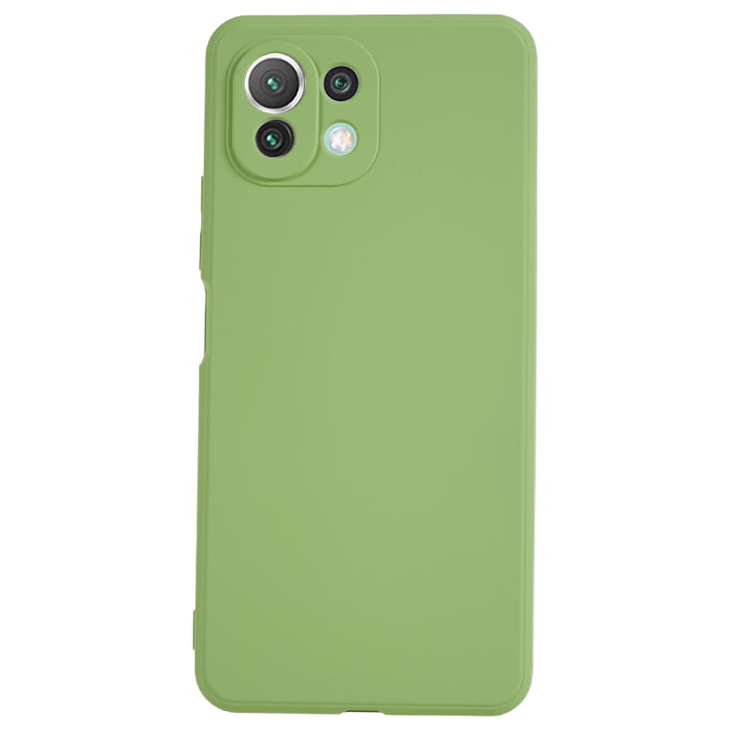 For Xiaomi 11 Lite 5G NE / Mi 11 Lite 5G / 4G Phone Case Soft Fiber Lining Rubberized TPU Cell Phone Cover