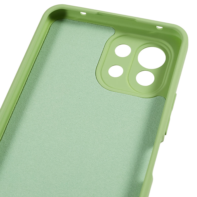 For Xiaomi 11 Lite 5G NE / Mi 11 Lite 5G / 4G Phone Case Soft Fiber Lining Rubberized TPU Cell Phone Cover
