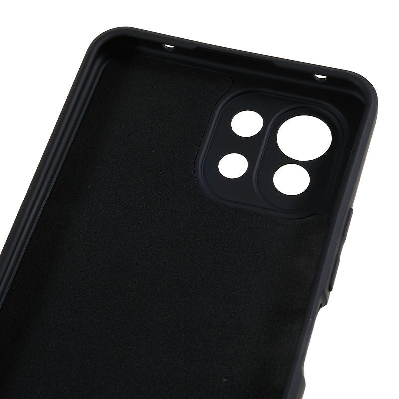 For Xiaomi 11 Lite 5G NE / Mi 11 Lite 5G / 4G Phone Case Soft Fiber Lining Rubberized TPU Cell Phone Cover