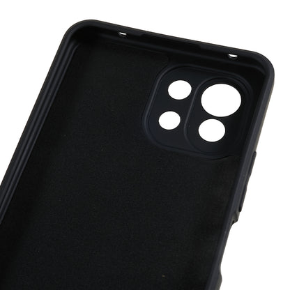 For Xiaomi 11 Lite 5G NE / Mi 11 Lite 5G / 4G Phone Case Soft Fiber Lining Rubberized TPU Cell Phone Cover