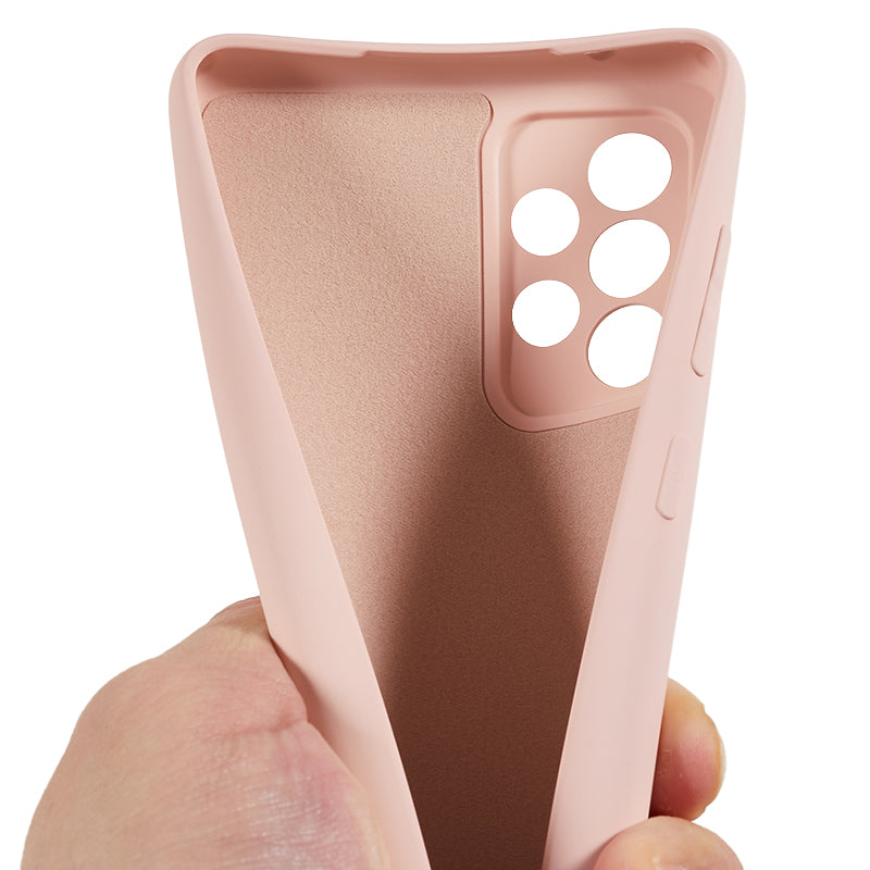 TPU Phone Case for Samsung Galaxy A32 4G (EU Version) Soft Fiber Lining Rubberized Phone Cover