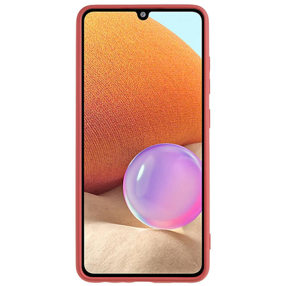 TPU Phone Case for Samsung Galaxy A32 4G (EU Version) Soft Fiber Lining Rubberized Phone Cover