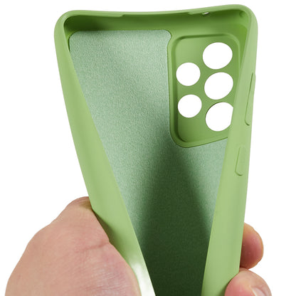 TPU Phone Case for Samsung Galaxy A32 4G (EU Version) Soft Fiber Lining Rubberized Phone Cover