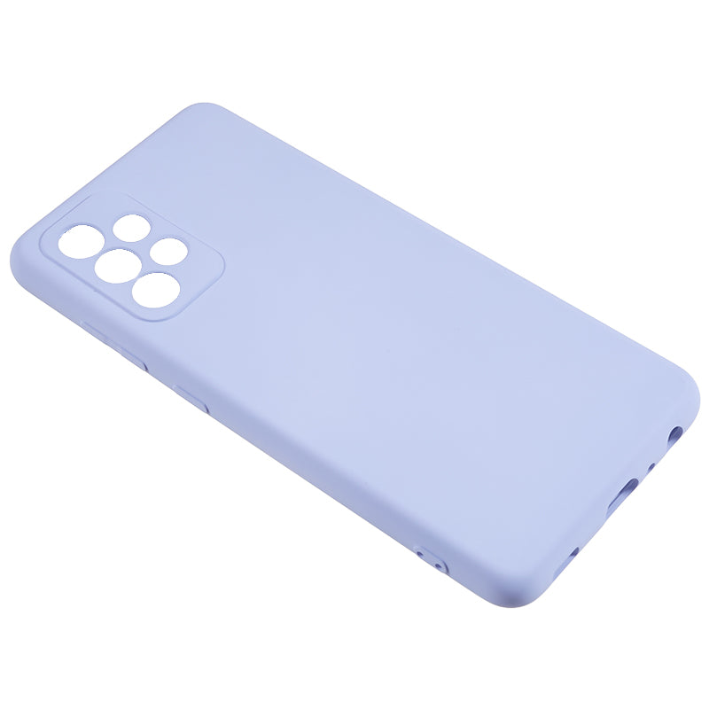 For Samsung Galaxy A32 5G / M32 5G Rubberized Phone Case Fiber Lining Scratch Proof TPU Back Cover