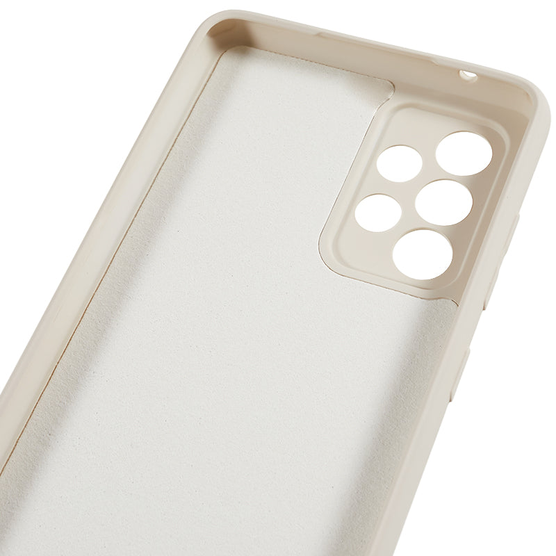 For Samsung Galaxy A32 5G / M32 5G Rubberized Phone Case Fiber Lining Scratch Proof TPU Back Cover