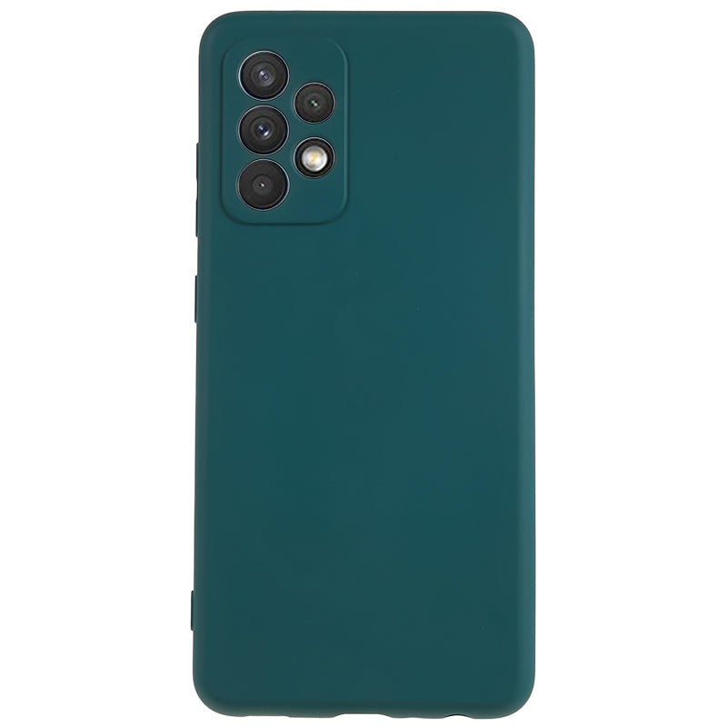 For Samsung Galaxy A32 5G / M32 5G Rubberized Phone Case Fiber Lining Scratch Proof TPU Back Cover