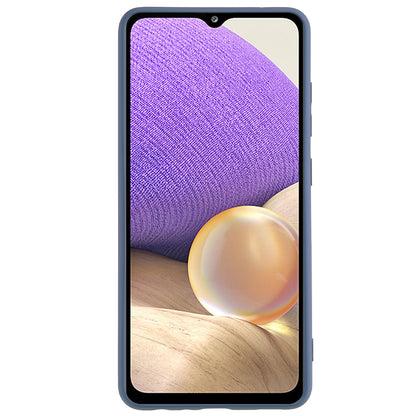 For Samsung Galaxy A32 5G / M32 5G Rubberized Phone Case Fiber Lining Scratch Proof TPU Back Cover