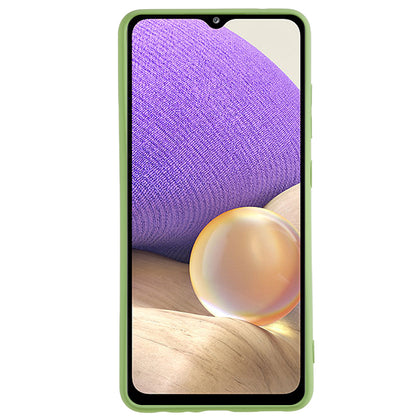 For Samsung Galaxy A32 5G / M32 5G Rubberized Phone Case Fiber Lining Scratch Proof TPU Back Cover