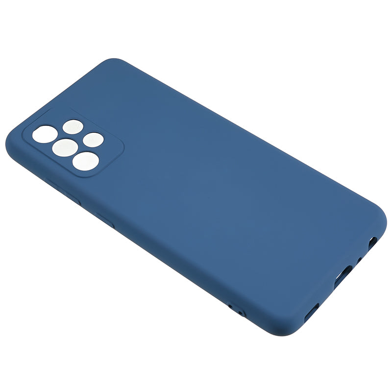 For Samsung Galaxy A52 4G / 5G / A52s 5G Rubberized Phone Case Fiber Lining TPU Back Cover