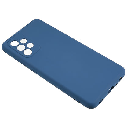 For Samsung Galaxy A52 4G / 5G / A52s 5G Rubberized Phone Case Fiber Lining TPU Back Cover