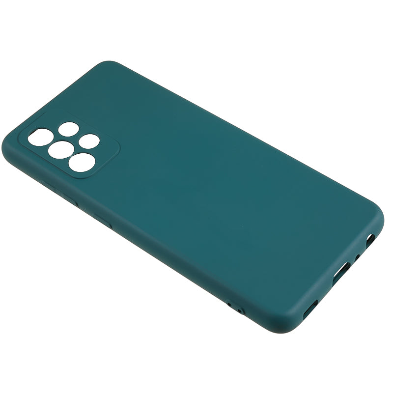 For Samsung Galaxy A52 4G / 5G / A52s 5G Rubberized Phone Case Fiber Lining TPU Back Cover