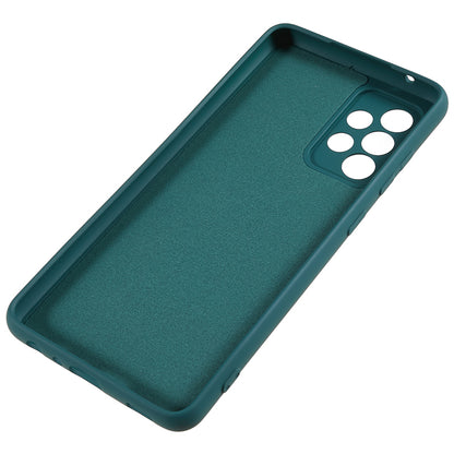 For Samsung Galaxy A52 4G / 5G / A52s 5G Rubberized Phone Case Fiber Lining TPU Back Cover