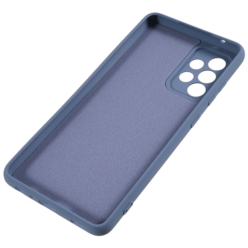 For Samsung Galaxy A52 4G / 5G / A52s 5G Rubberized Phone Case Fiber Lining TPU Back Cover