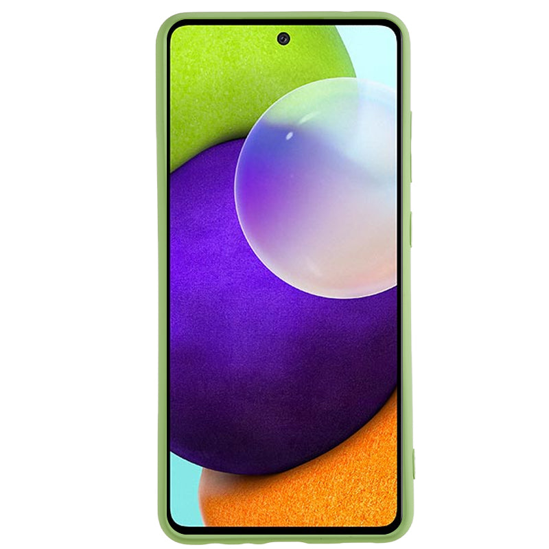 For Samsung Galaxy A52 4G / 5G / A52s 5G Rubberized Phone Case Fiber Lining TPU Back Cover