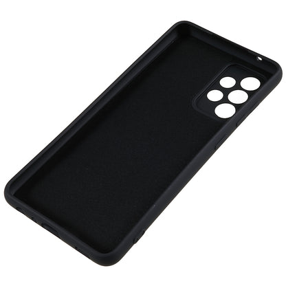 For Samsung Galaxy A52 4G / 5G / A52s 5G Rubberized Phone Case Fiber Lining TPU Back Cover