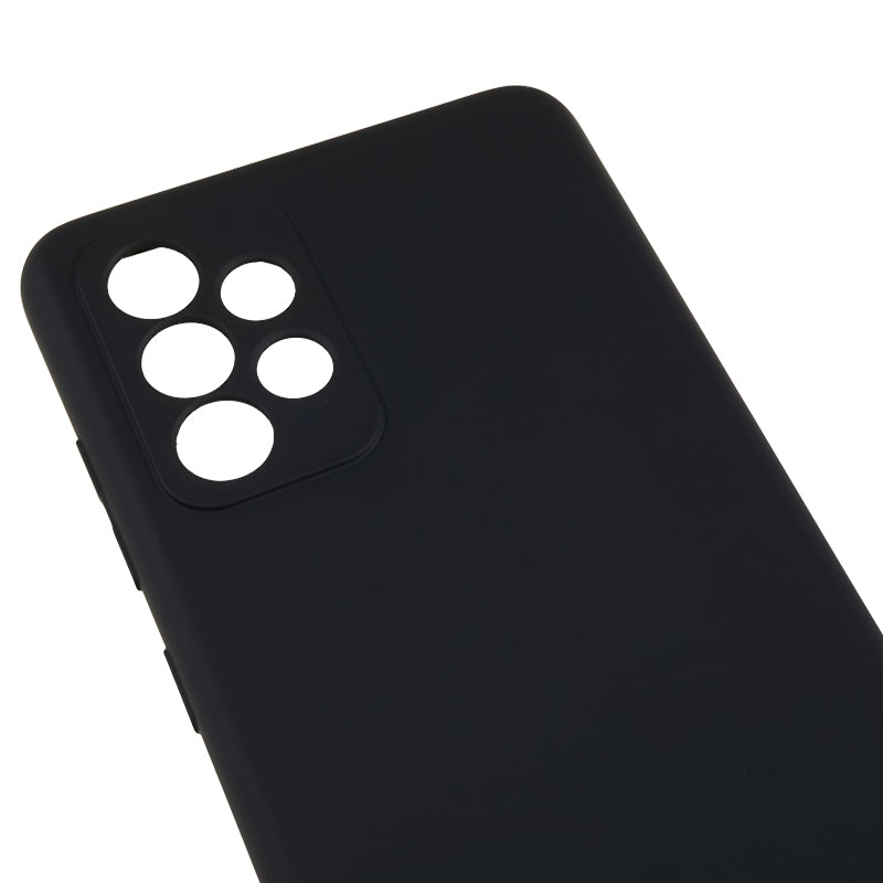 For Samsung Galaxy A52 4G / 5G / A52s 5G Rubberized Phone Case Fiber Lining TPU Back Cover