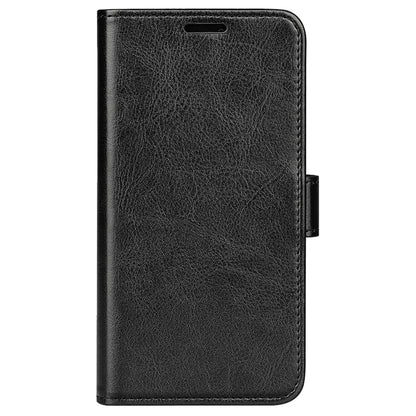 Crazy Horse Texture Phone Case for Huawei P60 , PU Leather+TPU Wallet Stand Phone Cover
