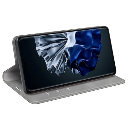 For Huawei P60 Pro Skin-touch Leather Phone Wallet Case Folio Flip Stand Phone Cover
