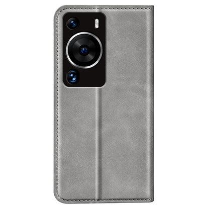 For Huawei P60 Pro Skin-touch Leather Phone Wallet Case Folio Flip Stand Phone Cover
