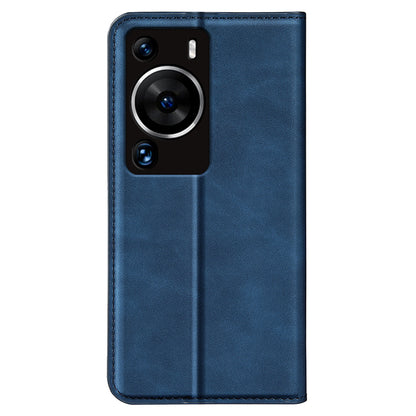 For Huawei P60 Pro Skin-touch Leather Phone Wallet Case Folio Flip Stand Phone Cover