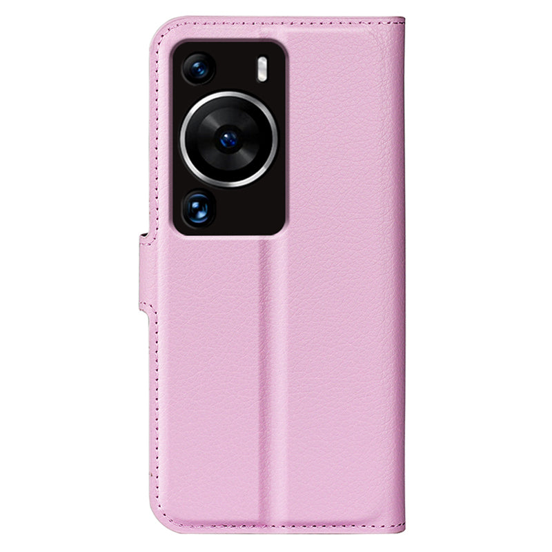 For Huawei P60 Pro Litchi Texture Phone Leather Case Wallet Stand Anti-drop Phone Cover