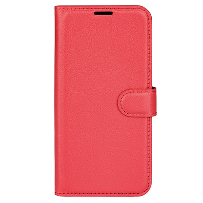 For Huawei P60 Pro Litchi Texture Phone Leather Case Wallet Stand Anti-drop Phone Cover
