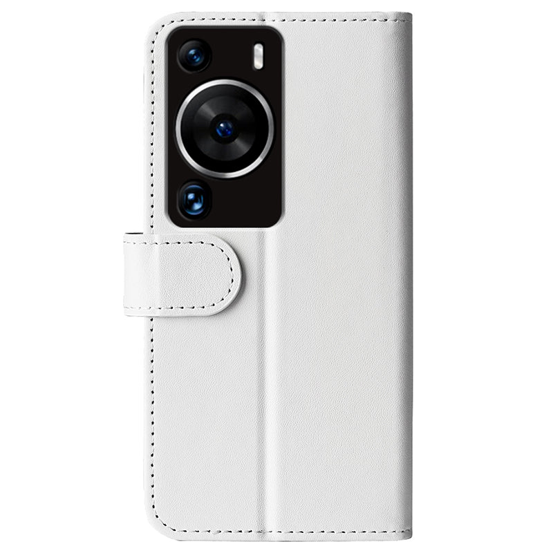 For Huawei P60 Pro PU Leather Wallet Case Crazy Horse Texture Foldable Stand Phone Cover