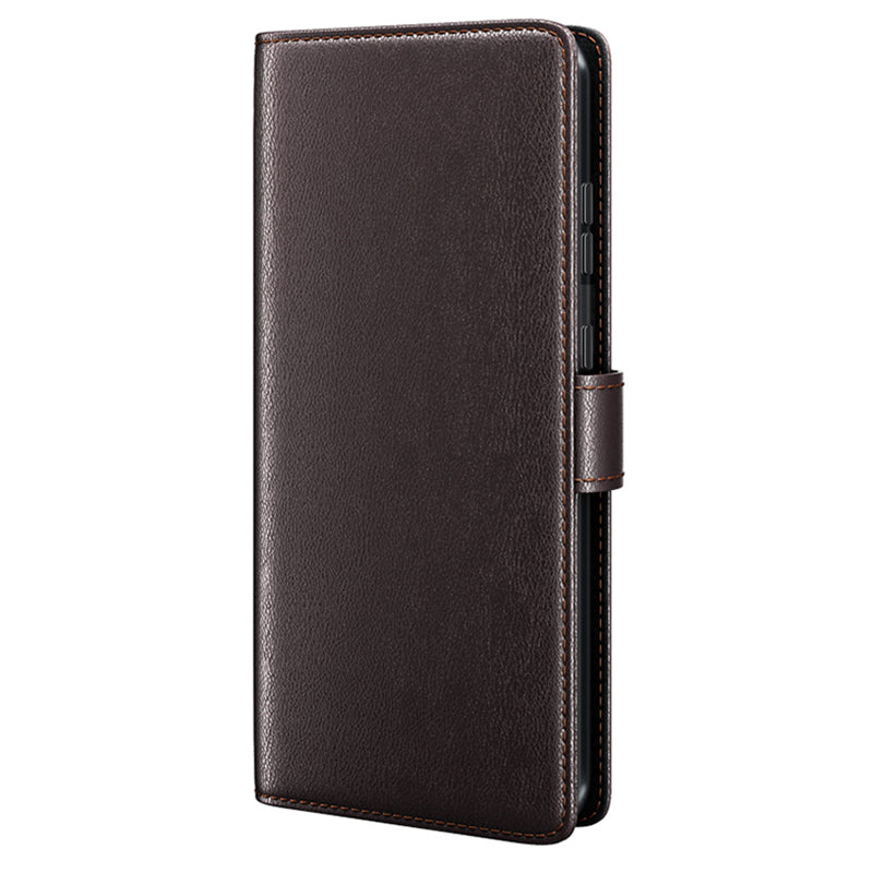 For Huawei P60 / P60 Pro Genuine Split Leather Case Cell Phone Wallet Stand Protective Cover