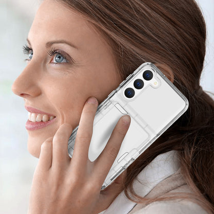 For Samsung Galaxy S23+ Cardcase Series Mirror Function Phone Case Kickstand Card Holder Thickened Phone Cover