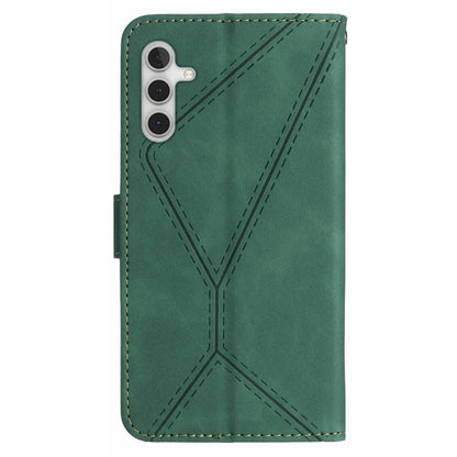HT05 For Samsung Galaxy A13 5G / A04s 4G (164.7 x 76.7 x 9.1 mm) / A04 4G (164.4 x 76.3 x 9.1 mm) PU Leather Cover Wallet Phone Case