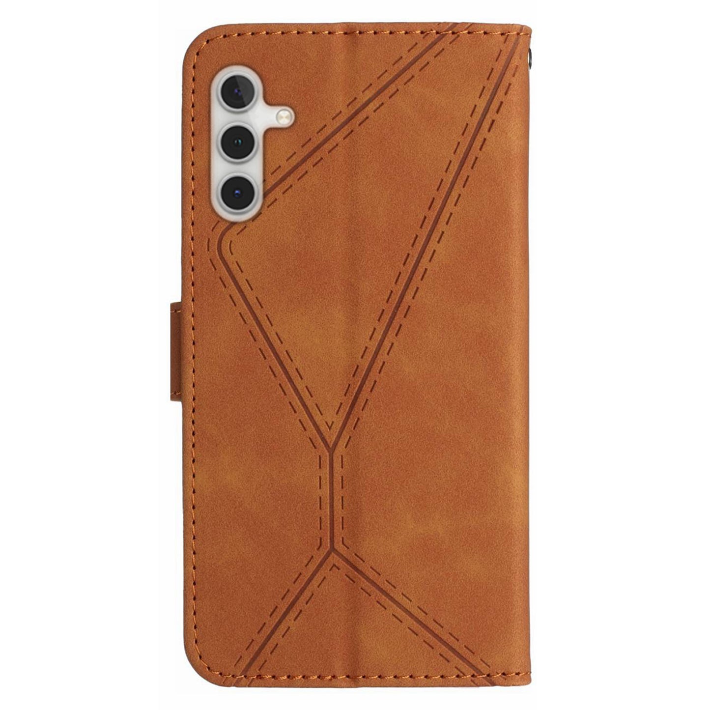 HT05 For Samsung Galaxy A13 5G / A04s 4G (164.7 x 76.7 x 9.1 mm) / A04 4G (164.4 x 76.3 x 9.1 mm) PU Leather Cover Wallet Phone Case