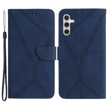 HT05 For Samsung Galaxy A13 5G / A04s 4G (164.7 x 76.7 x 9.1 mm) / A04 4G (164.4 x 76.3 x 9.1 mm) PU Leather Cover Wallet Phone Case