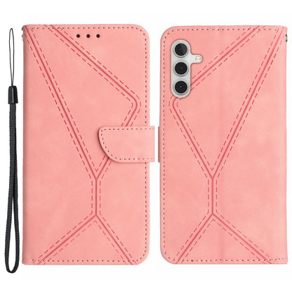 HT05 For Samsung Galaxy A13 5G / A04s 4G (164.7 x 76.7 x 9.1 mm) / A04 4G (164.4 x 76.3 x 9.1 mm) PU Leather Cover Wallet Phone Case