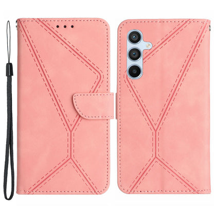 For Samsung Galaxy A14 5G / A14 4G Phone Case HT05 Skin-touch Anti-Drop PU Leather Cover with Wallet, Strap