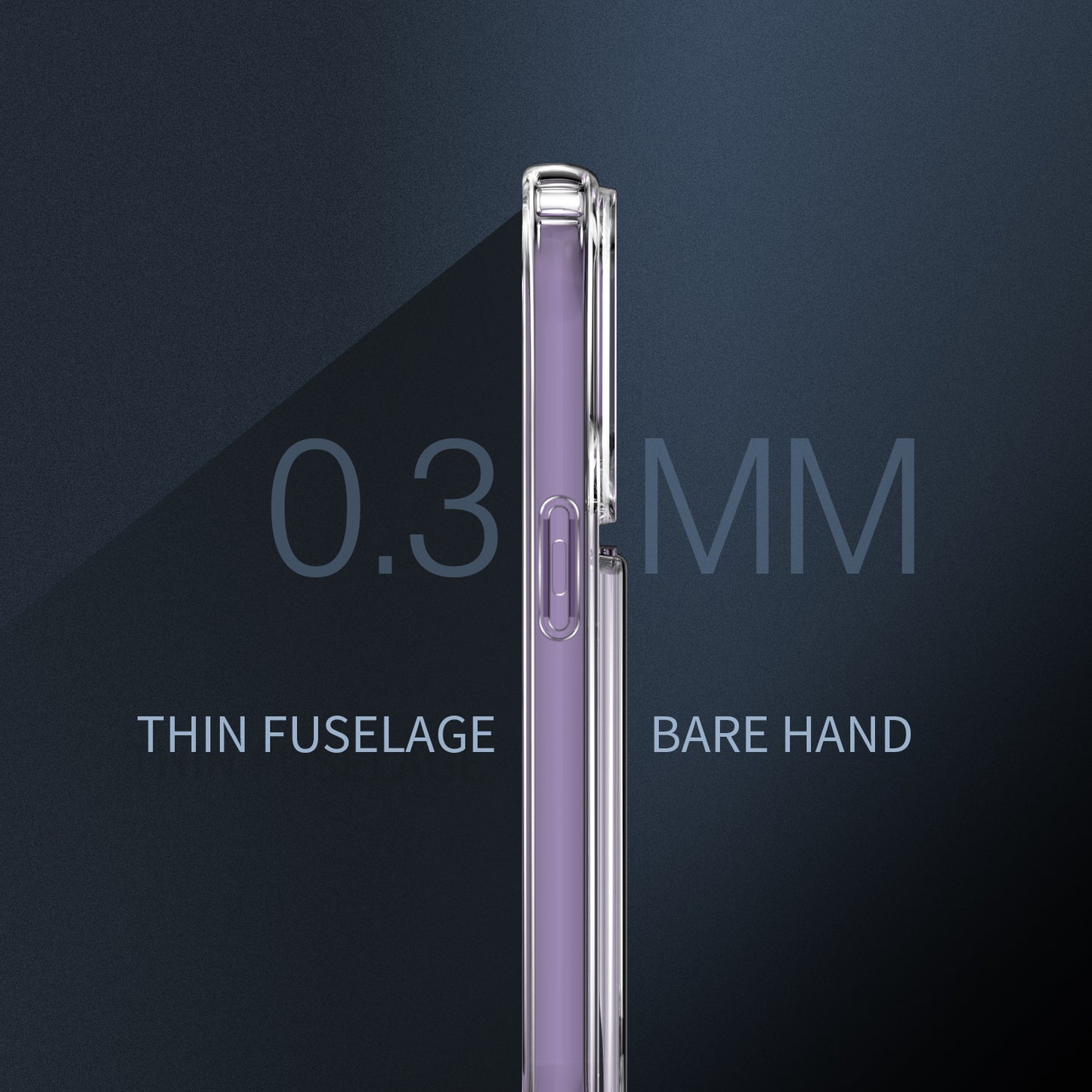 For iPhone 14 Pro Max Card Holder TPU + Acrylic Phone Case Anti-drop Transparent Phone Cover