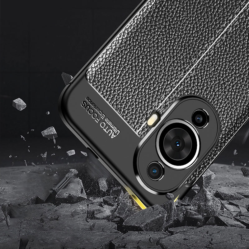 For Huawei nova 11 Phone Case Litchi Texture TPU Phone Case Shockproof Cover