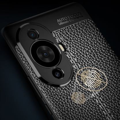 Litchi Texture Phone Case for Huawei nova 11 Pro / nova 11 Ultra , Shockproof TPU Cell Phone Cover