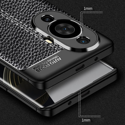 Litchi Texture Phone Case for Huawei nova 11 Pro / nova 11 Ultra , Shockproof TPU Cell Phone Cover