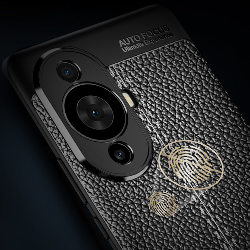Litchi Texture Phone Case for Huawei nova 11 Pro / nova 11 Ultra , Shockproof TPU Cell Phone Cover