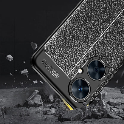 For Huawei Maimang 20 Anti-Scratch Phone Cover Phone Shell Litchi Texture TPU Phone Case
