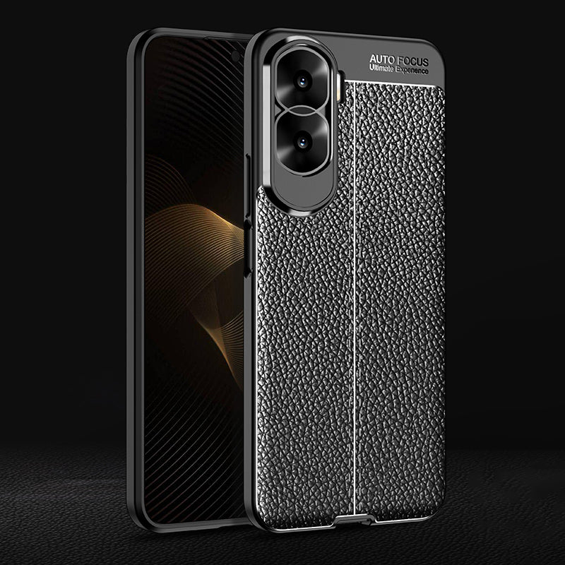 For Honor X50i 5G / 90 Lite 5G Dustproof TPU Phone Case Shockproof Phone Shell Litchi Texture Phone Cover