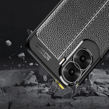 For Honor X50i 5G / 90 Lite 5G Dustproof TPU Phone Case Shockproof Phone Shell Litchi Texture Phone Cover