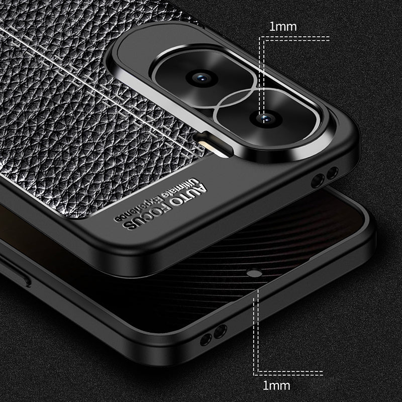 For Honor X50i 5G / 90 Lite 5G Dustproof TPU Phone Case Shockproof Phone Shell Litchi Texture Phone Cover